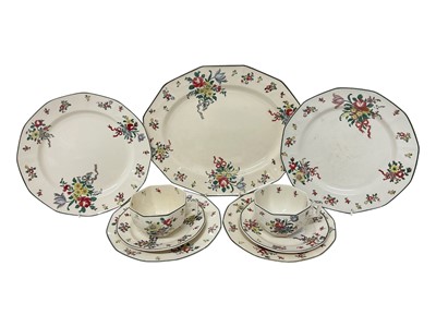 Lot 5190 - Extensive service of Royal Doulton Old Leeds Spray china