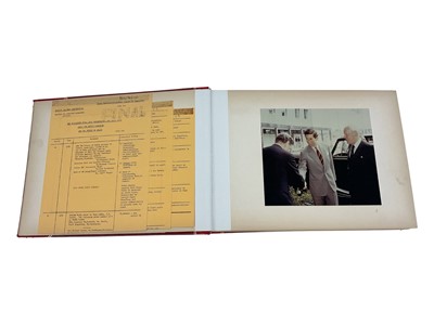 Lot 181 - The visit of H.R.H. The Prince of Wales to BBC News to celebrate their 25th anniversary, 3rd July 1979, fascinating album of photographs and related ephemera of the Royal visit with itinerary of...