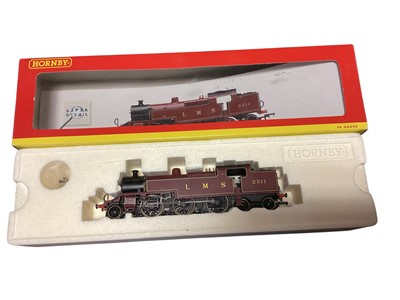 Lot 1718 - Hornby OO Gauge LMS maroon Fowler2-6-4T Class 4P locomotive 2311, boxed R2224 and BR blue large logo Class 37 Diesel Caithness 37261, boxed R2478 (2)