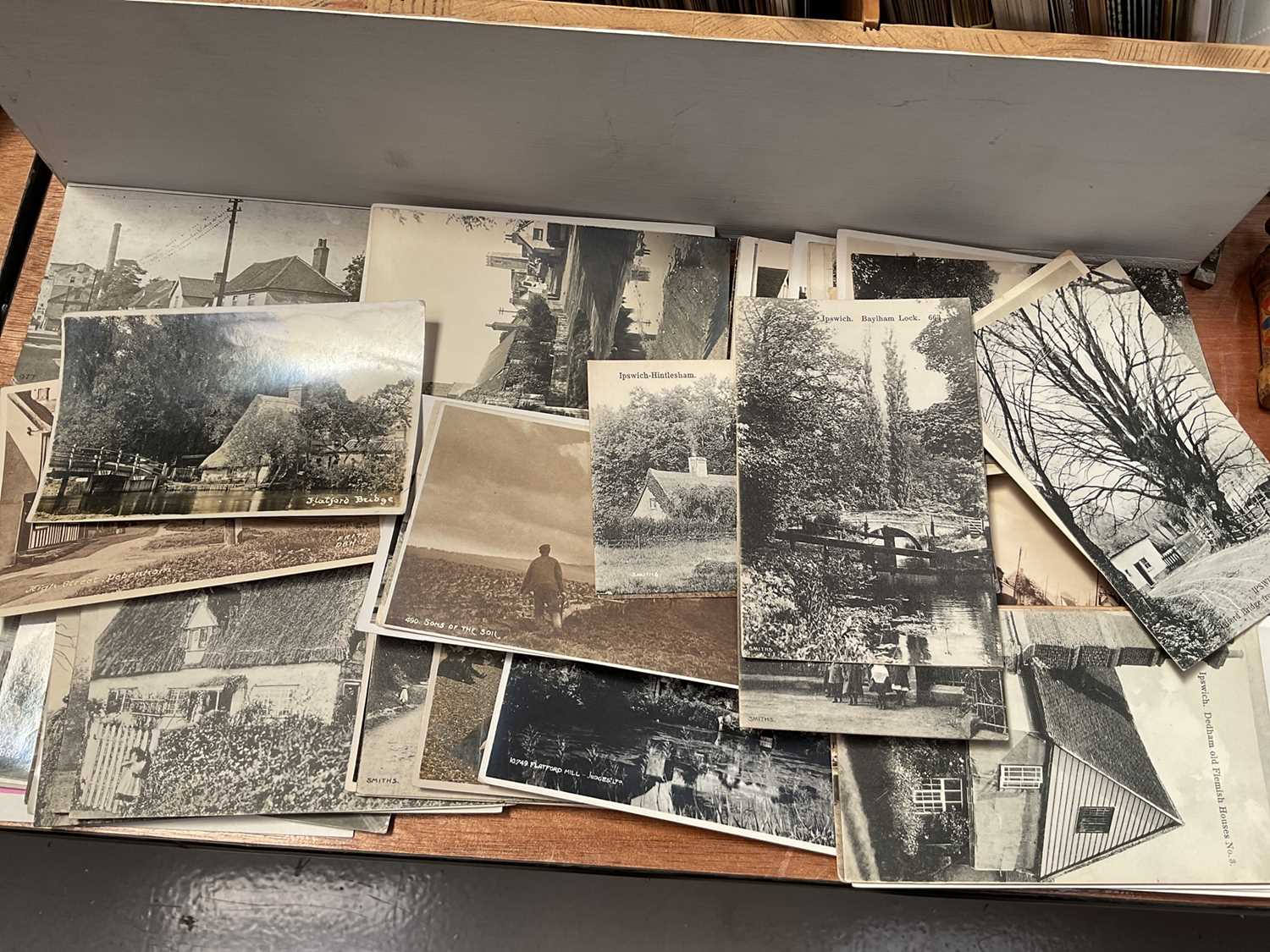 Lot 5091 - Local interest: collection of antique and vintage postcards relating to Suffolk, including Flatford Mill, Ipswich, Bury St. Edmunds, etc