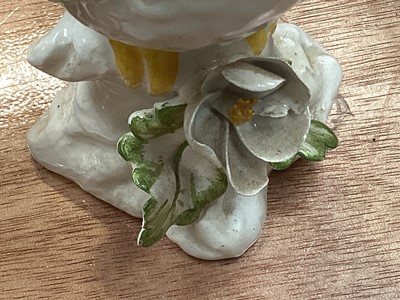 Lot 5098 - Group of ceramic figures of birds, including a Meissen parrot (7)