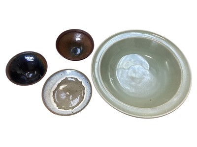 Lot 5113 - Antique Chinese celadon glazed dish, probably 19th century, 30cm diameter