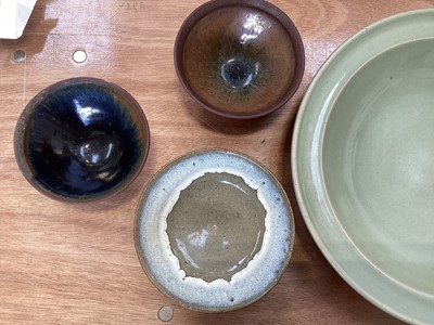 Lot 5113 - Antique Chinese celadon glazed dish, probably 19th century, 30cm diameter