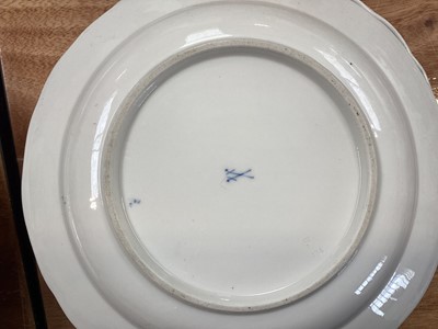 Lot 5119 - Eight late 19th century Royal Copenhagen blue fluted plates together with twelve other plates