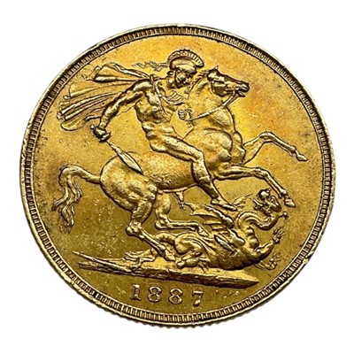 Lot 400 - G.B. - Gold Sovereign Victoria JH 1887 GVF (1 coin)