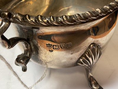 Lot 36 - Two Georgian style silver sauce boats