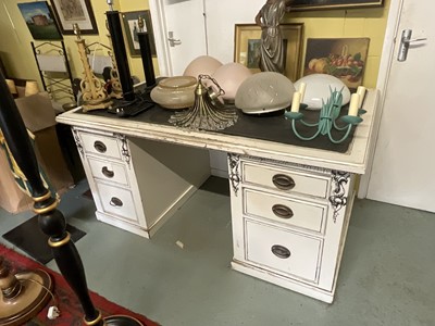 Lot 5372 - Modern hand painted desk