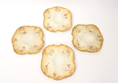 Lot 15 - Four Limoges porcelain oyster plates