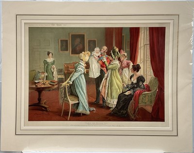 Lot 150 - Two chromolithographs of young Queen Victoria, after Mary Gow and Eleanor Manly, dated 1895 and 1901, with mounts unframed