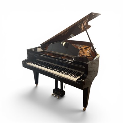Lot 1442 - Welmar Model 183 grand piano, black bright finish, (together with original receipt of purchase)