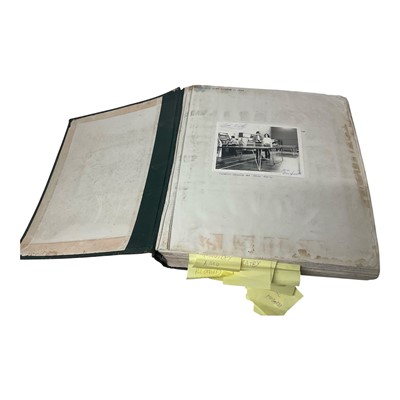 Lot 867 - Fascinating album of signatures, photos and letters, artists, writers and musicians