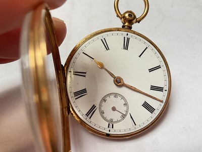 Lot 45 - Victorian 18ct gold pocket watch