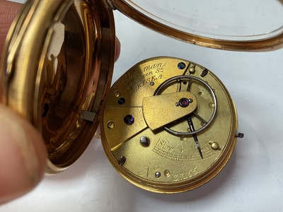 Lot 45 - Victorian 18ct gold pocket watch