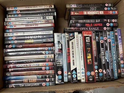 Lot 5186 - Group of DVDs and CDs