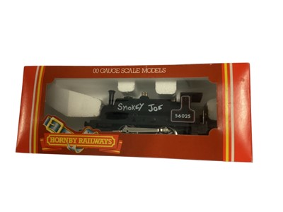 Lot 1722 - Hornby OO Gauge BR black 0-4-0 saddle tank engine Smokey Joe 56025, boxed R782& BR lined green 2-6-0 Ivatt Class tender locomotive 46521, boxed R582 (2)