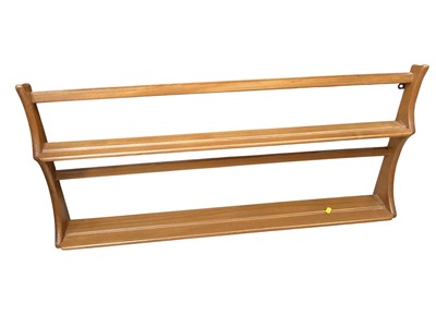 Lot 5359 - Ercol hanging shelf measuring 97cm wide