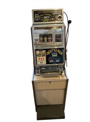 Lot 5206 - Vintage one arm bandit fruit machine