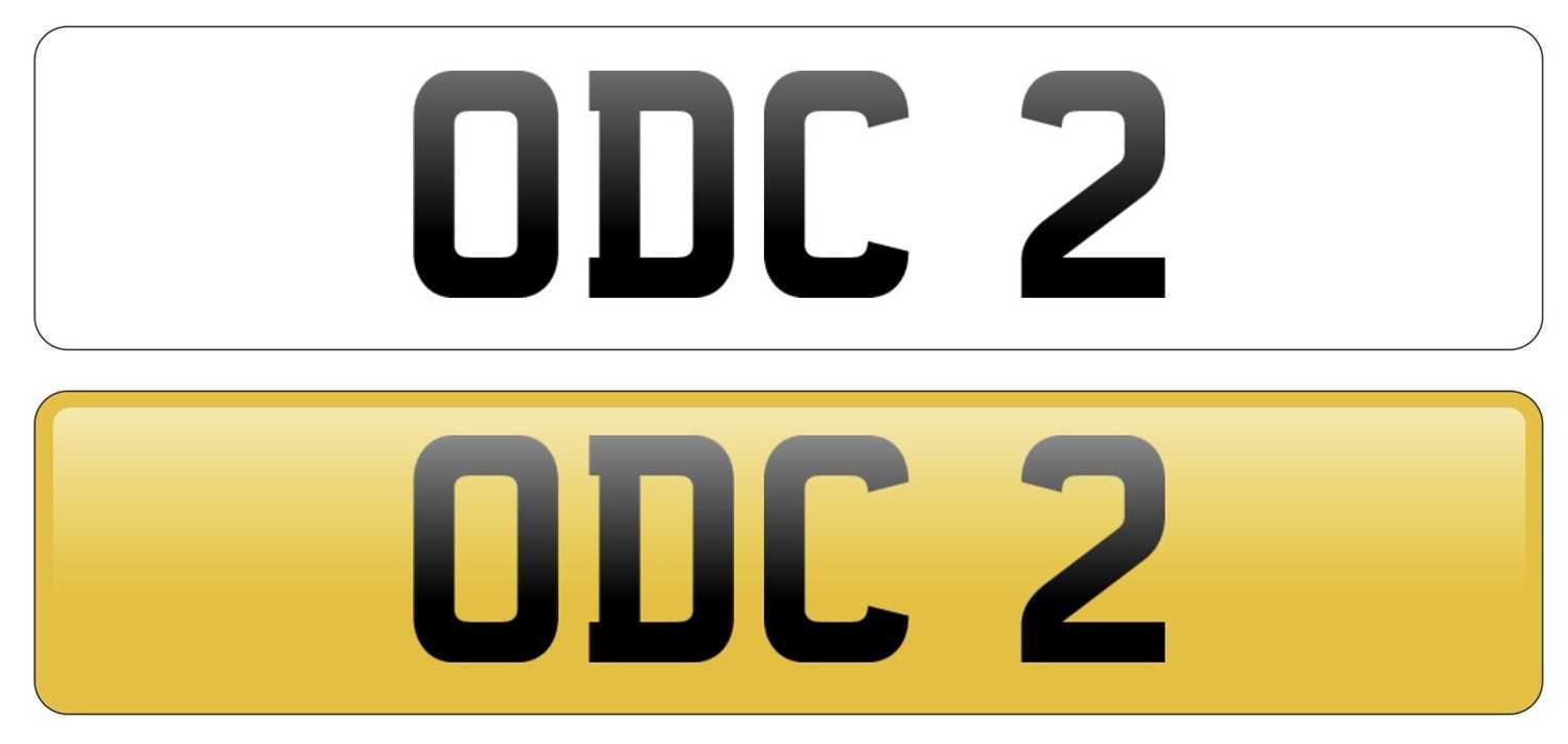 Lot 49 - Cherished registration ODC 2