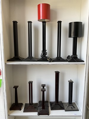 Lot 5223 - Collection of architectural wooden lamp bases