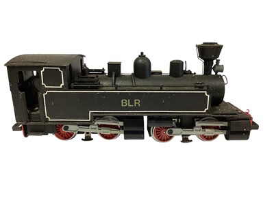 Lot 1705 - Playmobil running gear G Gauge 8 wheel BLR tank engine and 0-4-0 saddle tank locomotive (2)
