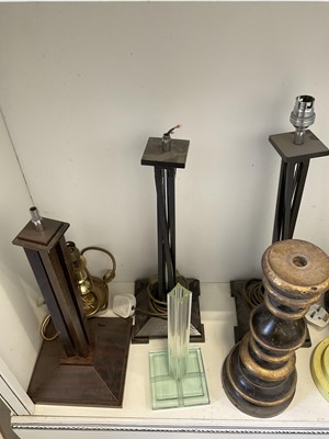 Lot 5226 - Large collection of table lamps
