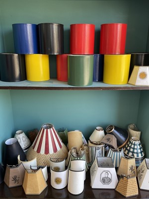 Lot 5232 - Collection of lamp shades and candle shades
