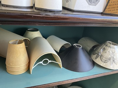 Lot 5232 - Collection of lamp shades and candle shades