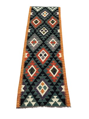 Lot 5294 - Kilim runner measuring 206cm x 66cm