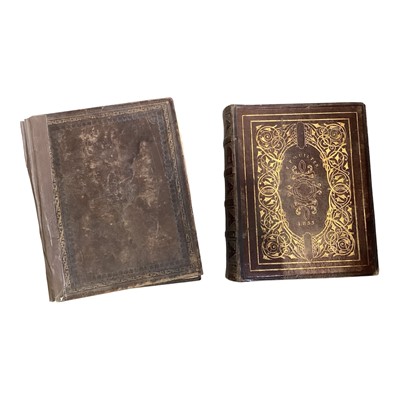 Lot 5253 - Victorian family Bible dated 1855, together with another family Bible and other ephemera.
