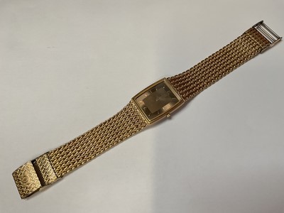 Lot 1 - 1980s Omega De Ville gold plated wristwatch, in travel case with guarantee booklet