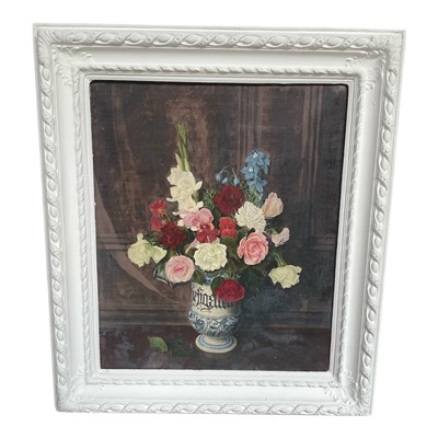 Lot 1124 - Leslie Ernest Parkinson - Early 20th century oil on canvas still life