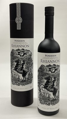 Lot 46 - Penderyn Rhiannon "Icons of Wales" No.7 Single Malt Welsh Whisky, 2019, 46%., 70cl., in original card tube