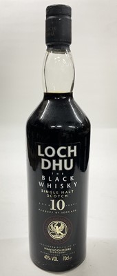 Lot 45 - Loch Dhu, The Black Whisky, 10 year old, 2000 release, 40%., 70cl.