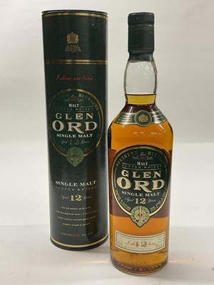 Lot 44 - Glen Ord Single Malt, 12 year old, "I shine not burn", 40%., 70cl., in original card tube