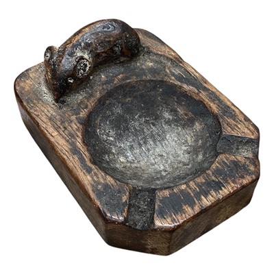 Lot 5286 - Robert Mouseman Thompson carved ashtray