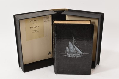 Lot 849 - Erskine Childers - The Riddle of the Sands, 1903 first edition, original tooled cloth, in solander box, with bookplate for Eric Quayle, Zennor, Cornwall