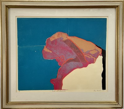 Lot 32 - Pris Forrest (contemporary) two signed prints, Nude with Black Hair 1991, 2/8, 42cm x 52cm and Untitled nude, 2/6, 38cm x 27cm, glazed frames