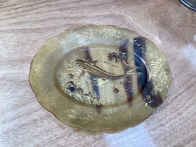 Lot 5085 - Japanese tortoiseshell tray