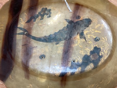 Lot 5085 - Japanese tortoiseshell tray
