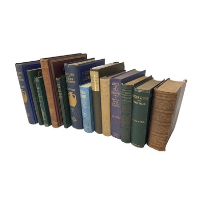 Lot 896 - Eliza Meteyard - Life and Works of Wedgwood in two volumes, various other works on antiques and collecting