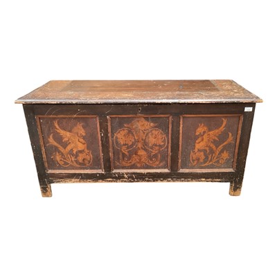 Lot 1450 - Arts and Crafts pokerwork coffer