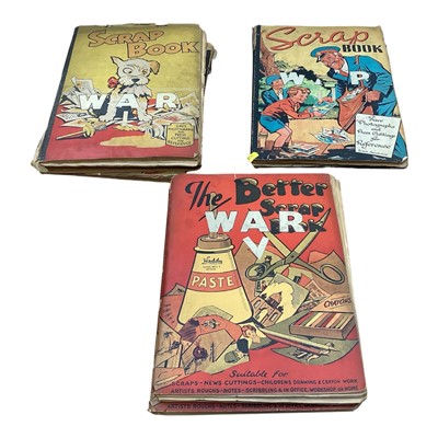 Lot 5076 - Seven 1940s children's scrap books