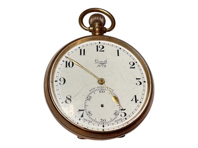 Lot 61 - 9ct gold cased Limit No 2 pocket watch (Birmingham 1938)