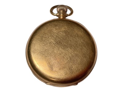 Lot 61 - 9ct gold cased Limit No 2 pocket watch (Birmingham 1938)