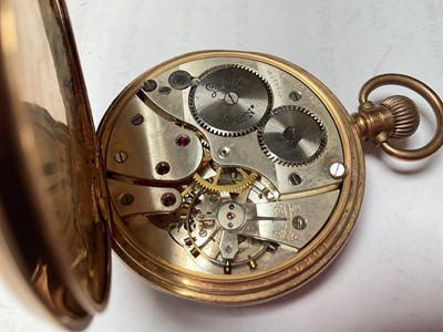 Lot 61 - 9ct gold cased Limit No 2 pocket watch (Birmingham 1938)