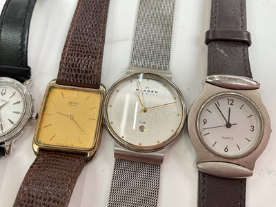 Lot 26 - Group of vintage costume jewellery and various wristwatches