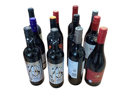 Lot 5073 - Group of red wine to include Yellow Tail, Grant Burge etc
