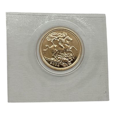 Lot 411 - G.B. - Gold ½ Sovereign Elizabeth II 2004 UNC (1 coin)