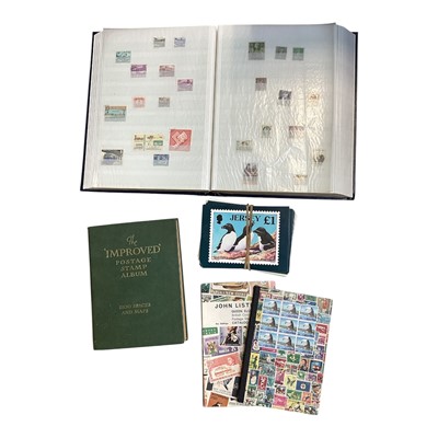 Lot 5090 - Large box of world stamp in serveral albums and loose