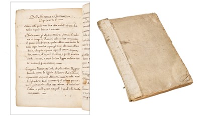 Lot 834 - Antique Latin written booklet after Bartolomeo Maraffi, Florence